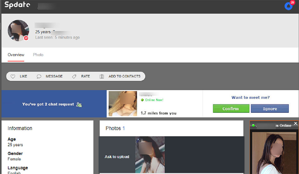 Registrazione su SPDate
